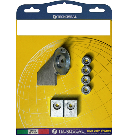 Kit Anodi per Motore Suzuki Fuoribordo 40 50 cavalli Cv Hp - in zinco